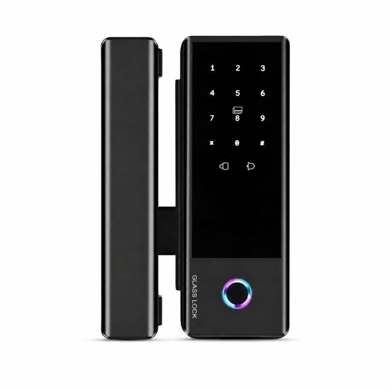 cerradura inteligente sm008 ttlock para vidrio blindex