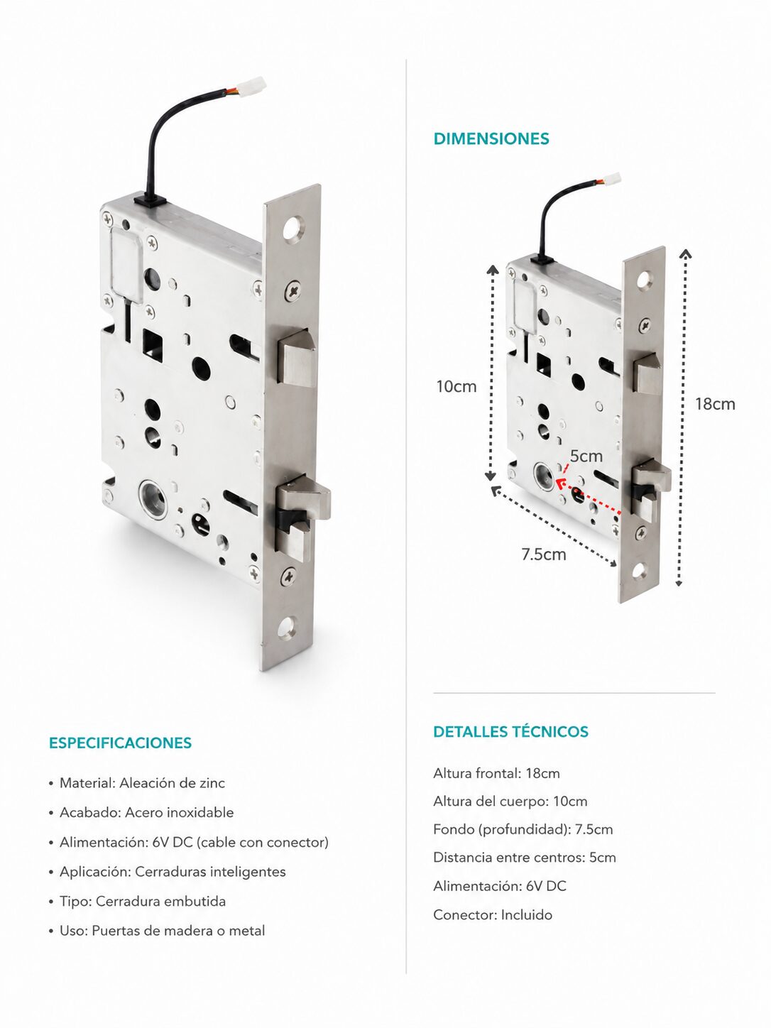 Cerradura Inteligente SM011 Automática TTLock - Imagen 3