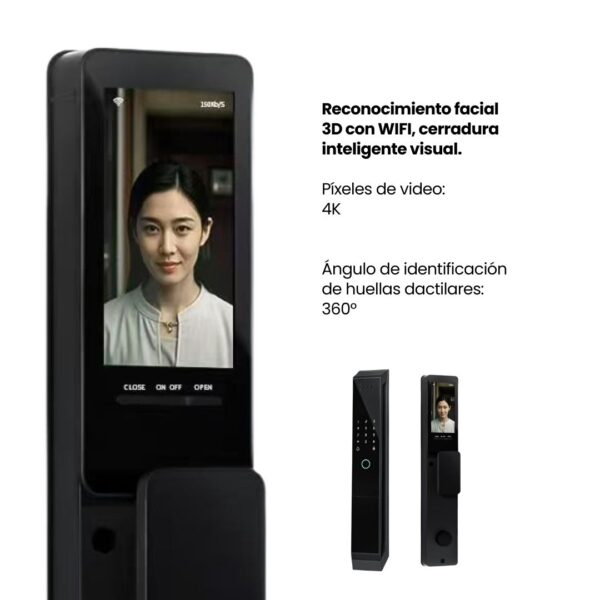 Cerradura Inteligente P20 con Reconocimiento Facial Premium - Image 5