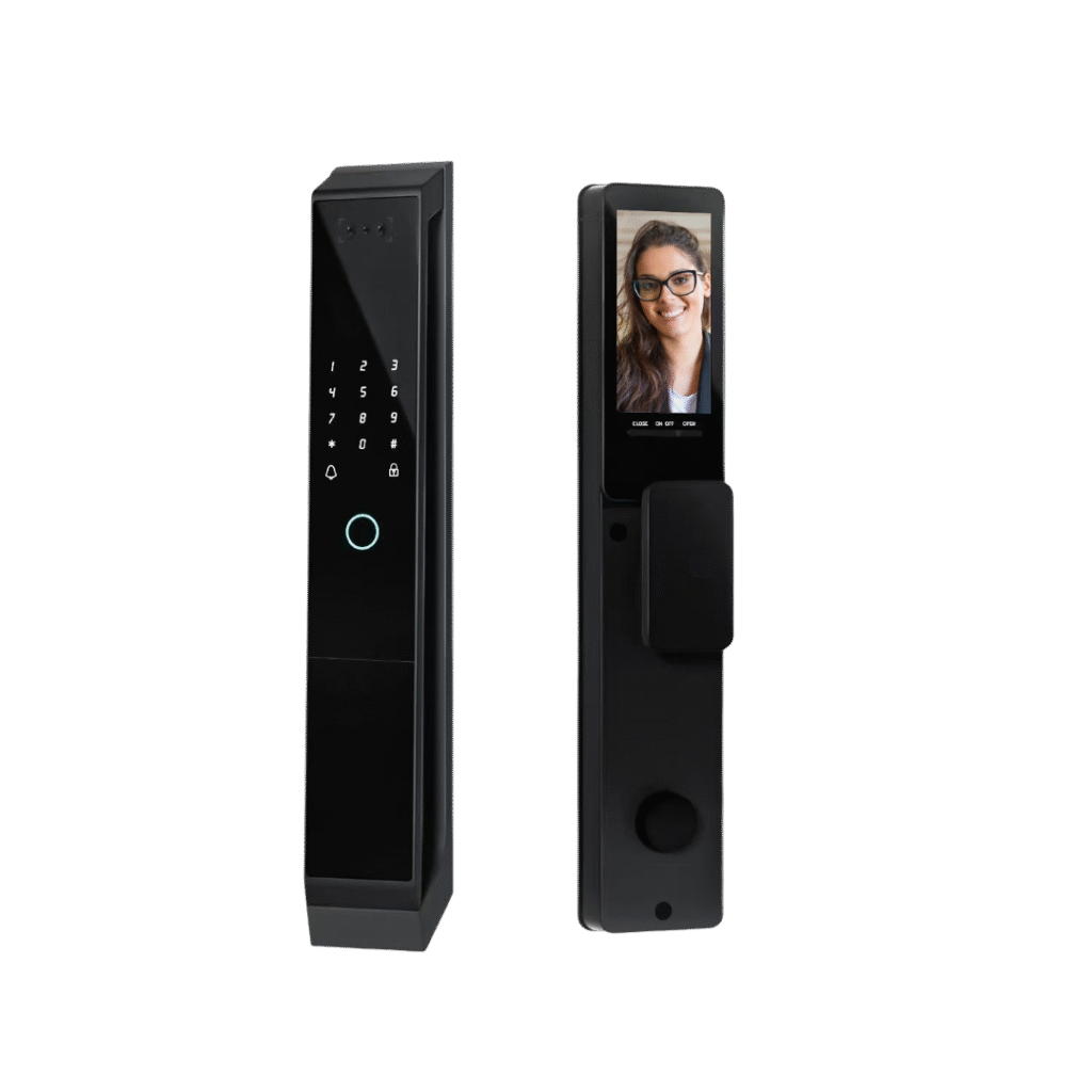 cerradura inteligente,Reconocimiento facial,Apertura huella dactilar